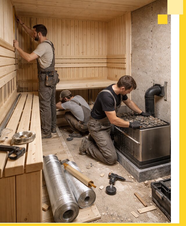 Индивидуальные сауны на заказ в Великих Луке под ключ, проект и монтаж