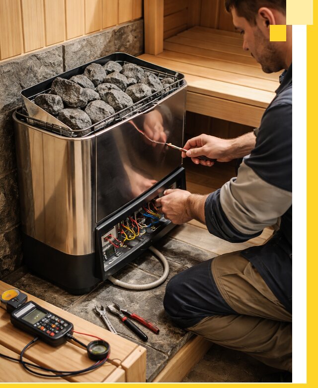 Продажа и установка электрокаменок для саун в Великих Луке