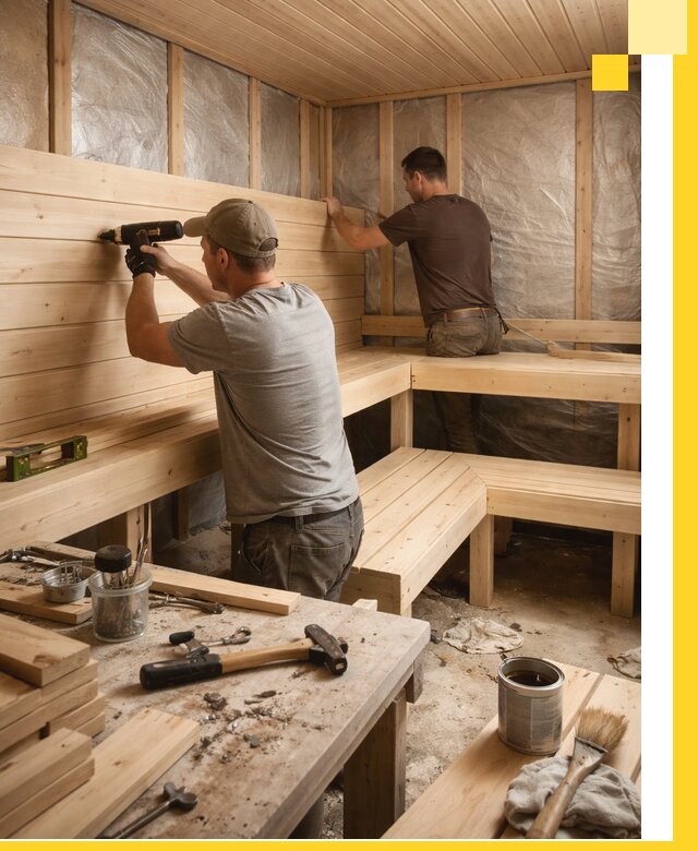 Профессиональная отделка бань и саун под ключ в Великих Луке