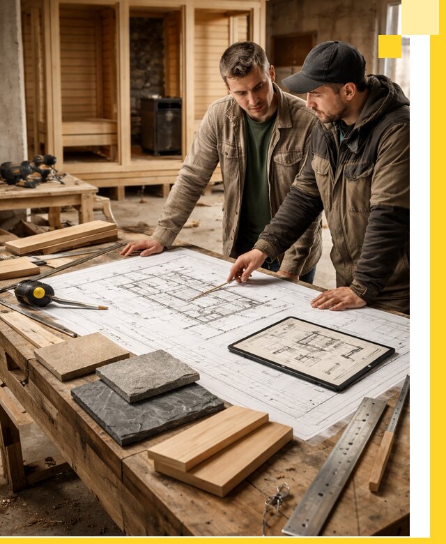 Проекты бань под ключ и планы строительства в Великих Луке