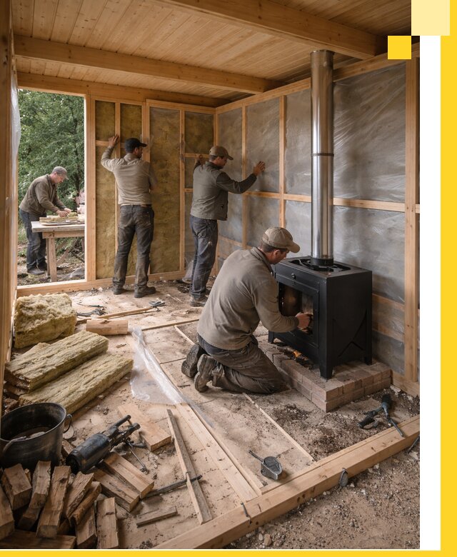 Профессиональный монтаж бань под ключ в Великих Луке для дома