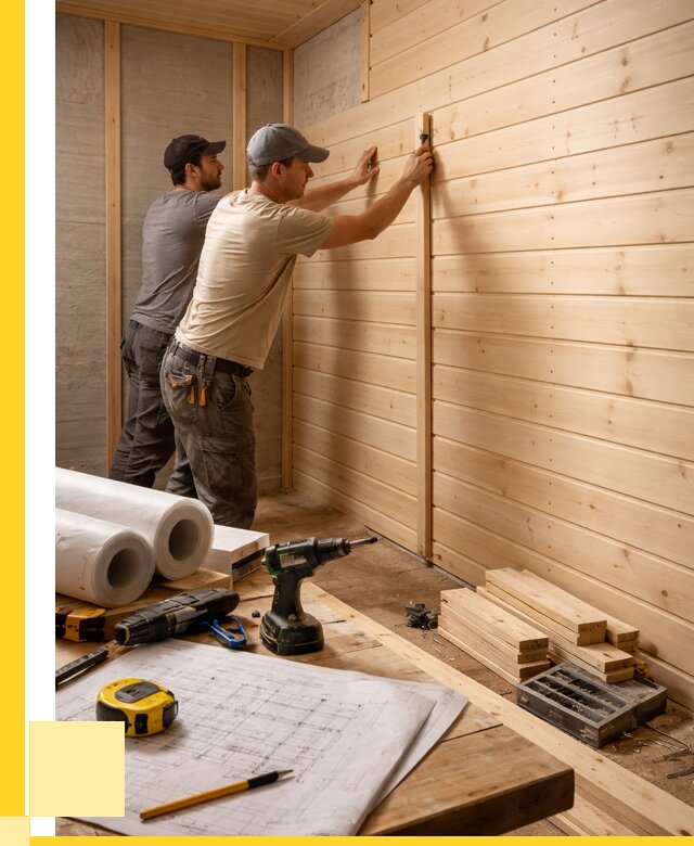 Обшивка бани вагонкой в Великих Луке от 1240 р., ЭриданВкл