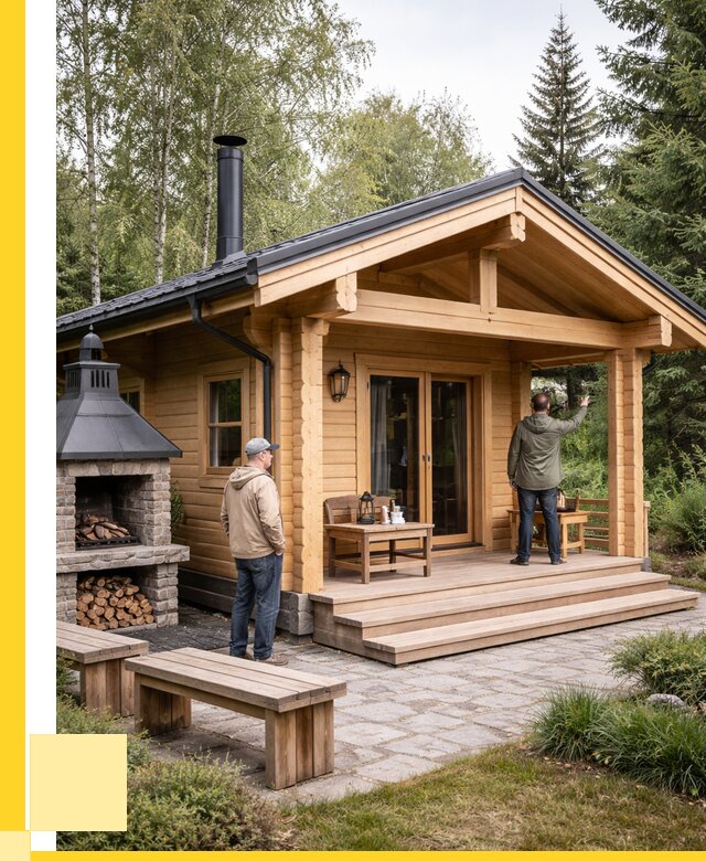 Деревянные бани под ключ в Великих Луке от 465165 р. | ЭриданВкл