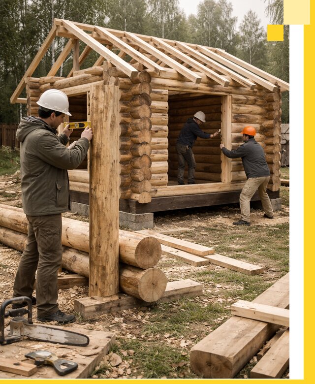 Строительство бань для дачи под ключ в Великих Луке с доставкой и монтажом