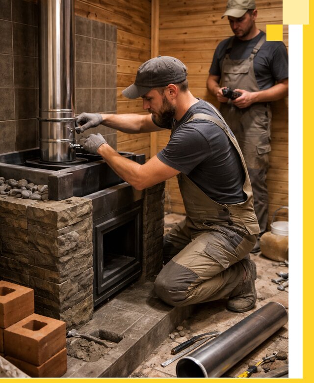 Изготовление и установка банных печей под ключ в Великих Луке