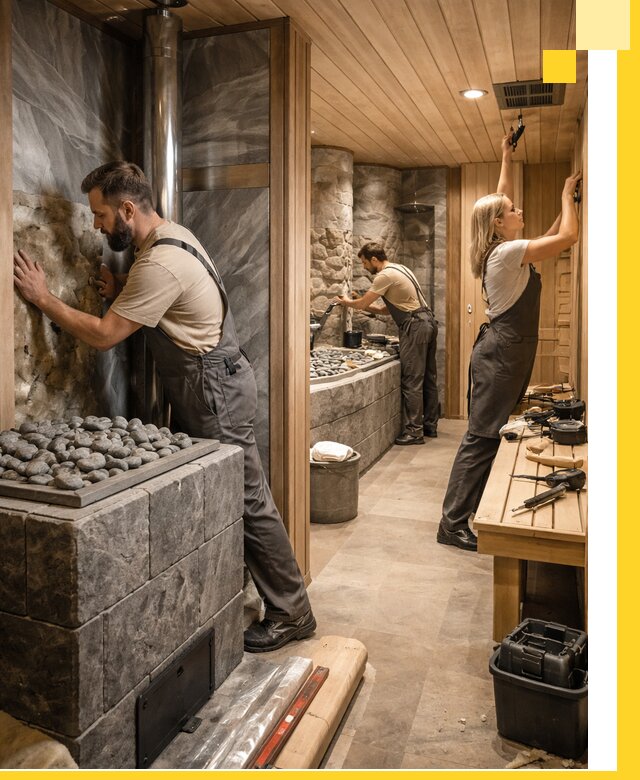 Строительство бань и SPA процедур в Великих Луке под ключ и отделкой