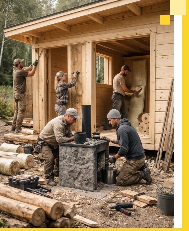 Купить баню под ключ в Великих Луке строительство монтаж отделка