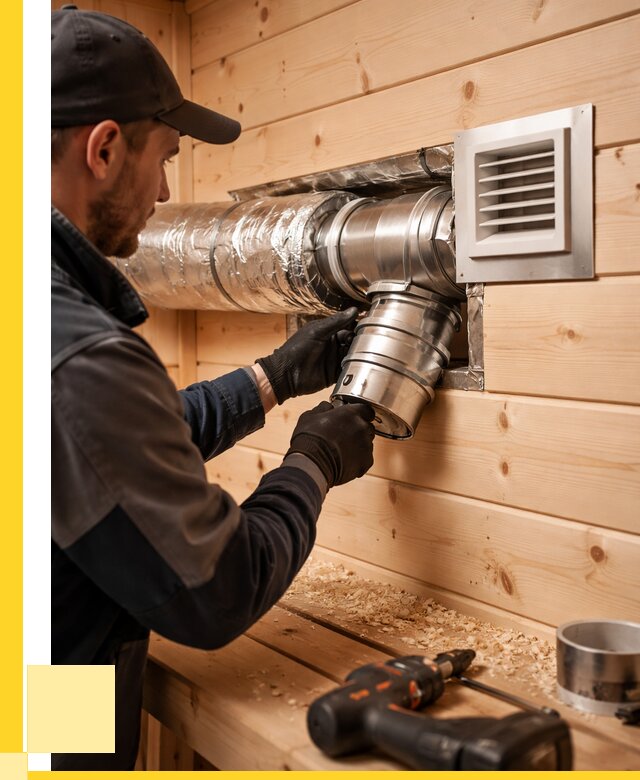 Монтаж вентиляции бани в Великих Луке от 12404 р. | ЭриданВкл