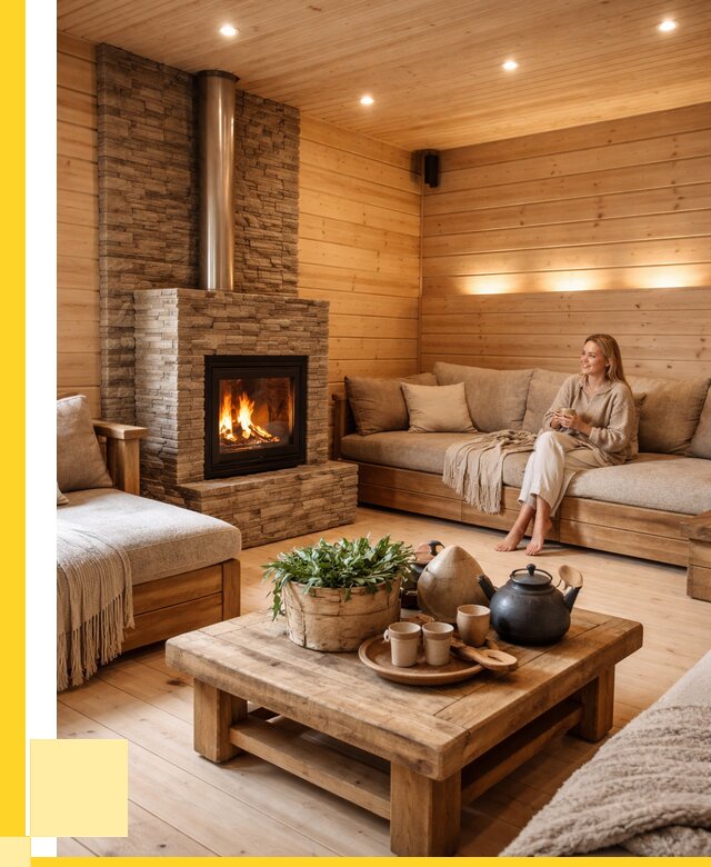 Проект бани с комнатой отдыха в Великих Луке от 36180 р. | ЭриданВкл