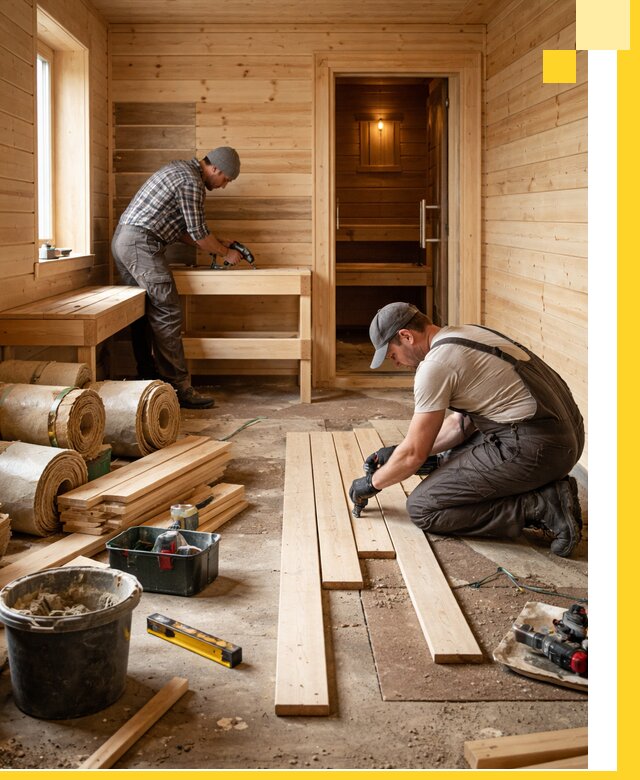 Индивидуальный проект бани с комнатой отдыха под ключ в Великих Луке