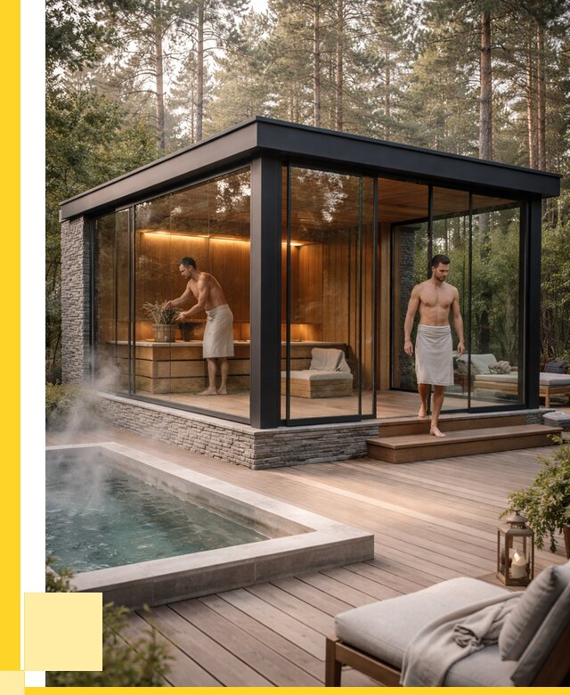 Стеклянные бани и двери в Великих Луке от 465165 р. | ЭриданВкл