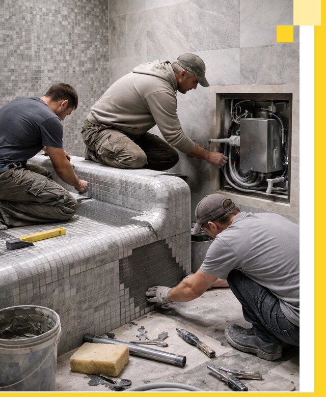 Проекты хамамов под ключ в Великих Луке и дизайн и строительство