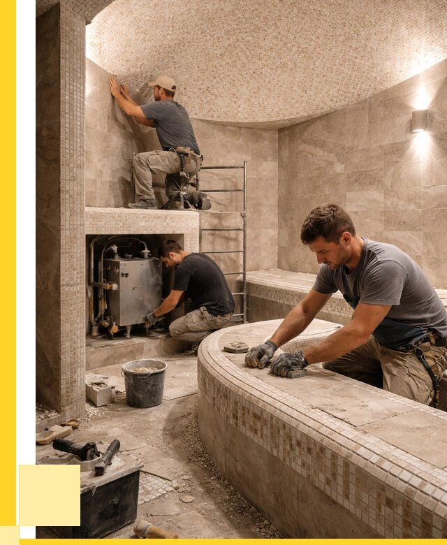 Монтаж хамамов под ключ в Великих Луке от 258425 р. ЭриданВкл