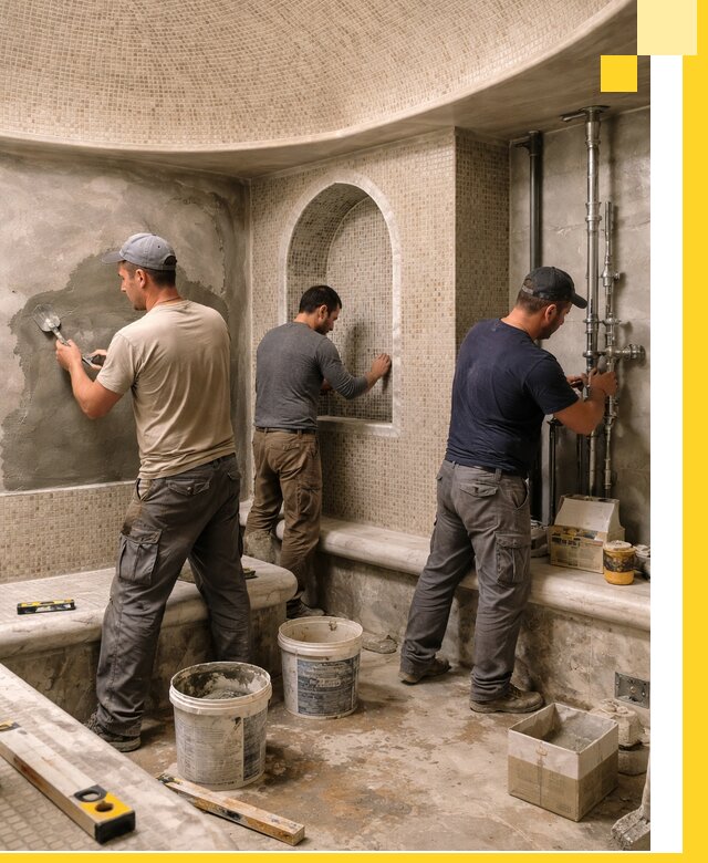 Профессиональный монтаж хамамов под ключ в Великих Луке с гарантией