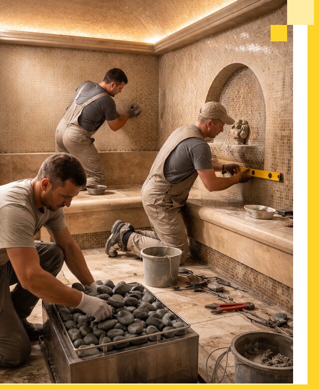 Проектирование и строительство хамама и сауны в Великих Луке