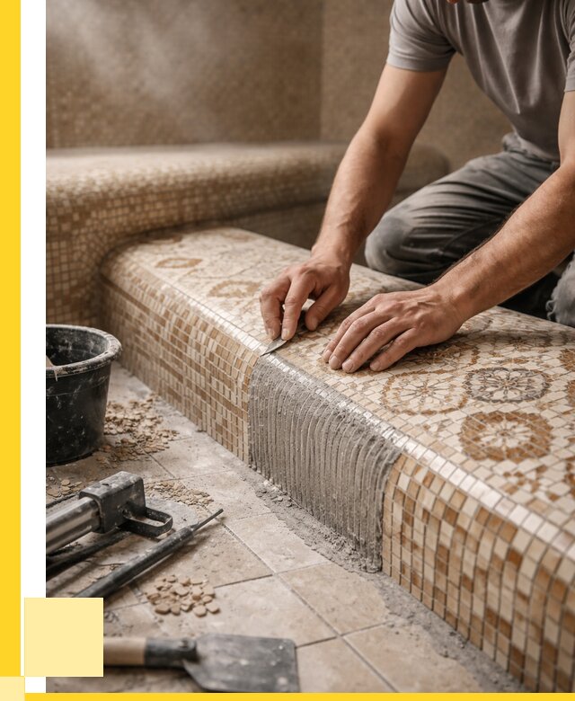 Плитка для хамама под ключ в Великих Луке от 3618 р. | ЭриданВкл