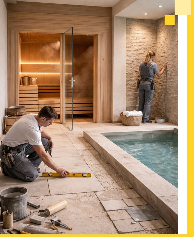 Комплексный дизайн и отделка интерьеров SPA под ключ в Великих Луке